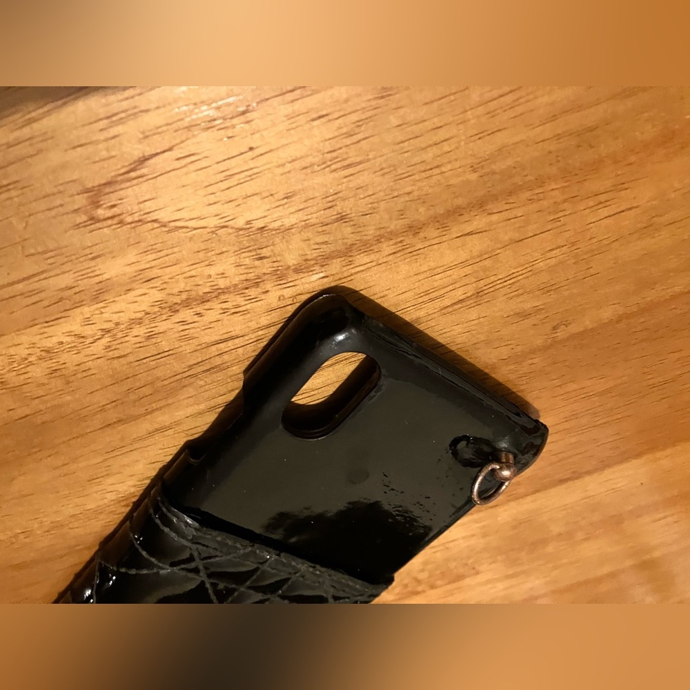 Dior Black Cannage Patent Leather Lady Dior iPhone 7plus - Picture 6 of 10